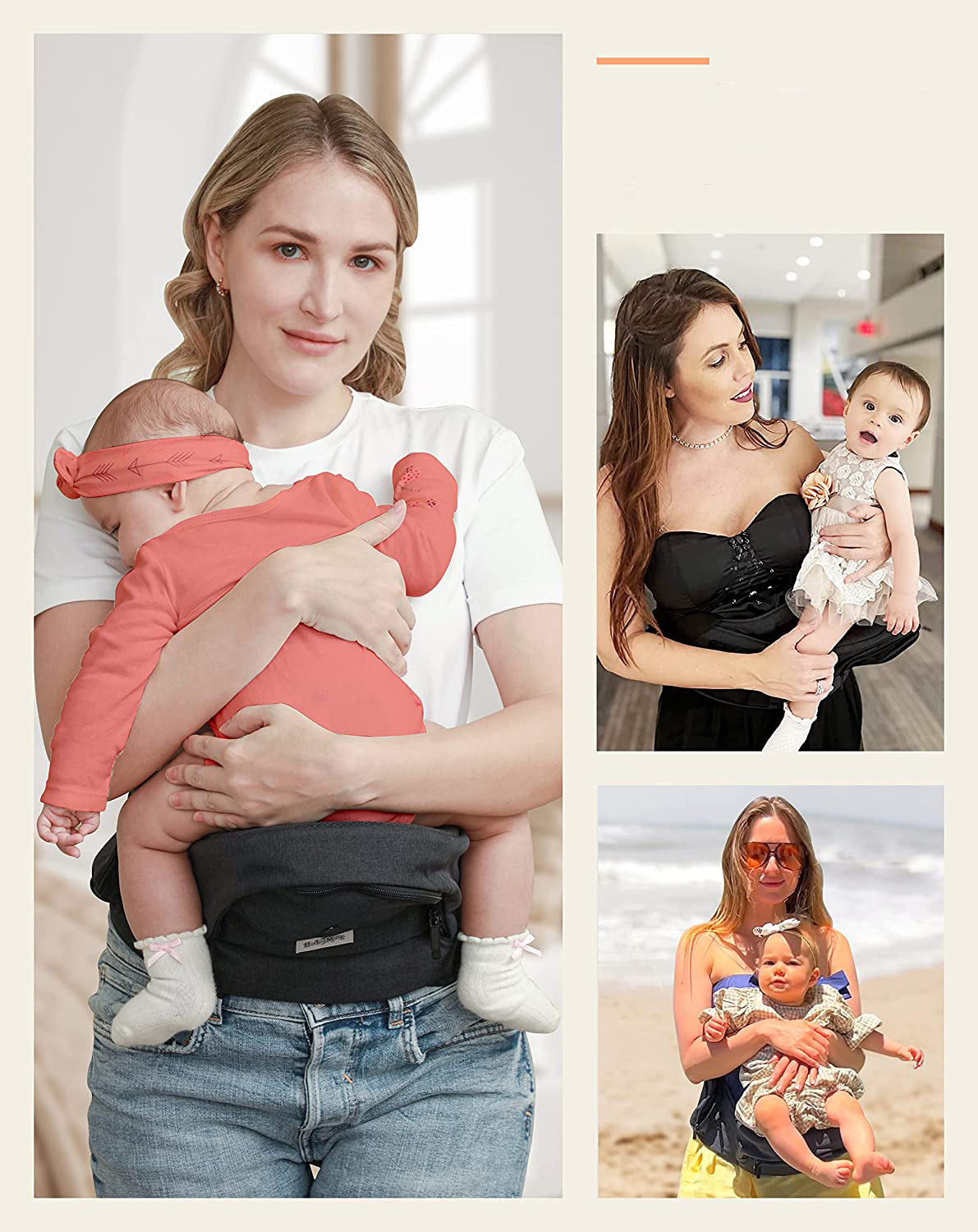 BABYHIP - CEINTURE PORTE BÉBÉ